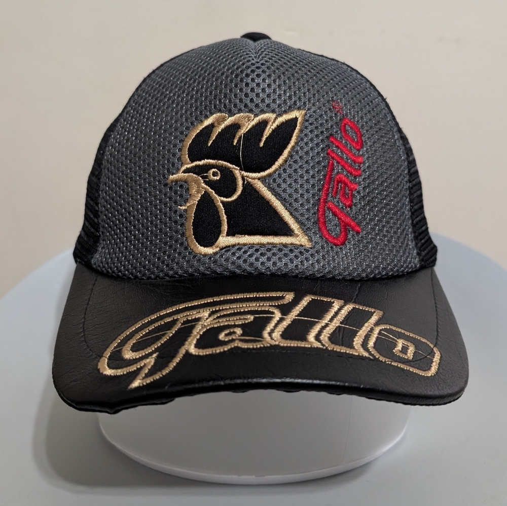 VTG Gallo Rooster Snap-back Mesh Cap Hat Embroidery